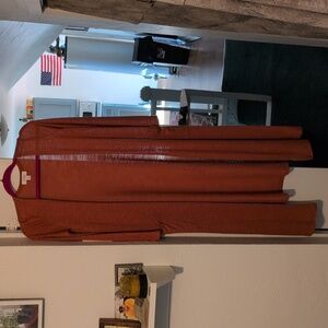 LuLaRoe Deep Orange Open Cardigan